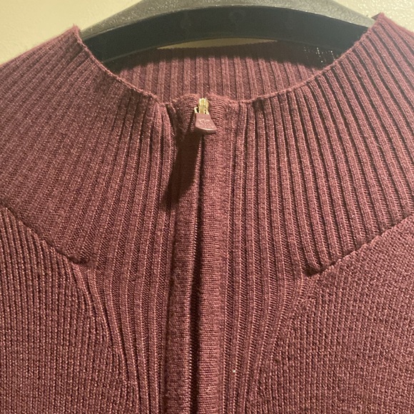 CAlvin Klein sweater. Zip up. Ladies large - Picture 2 of 6